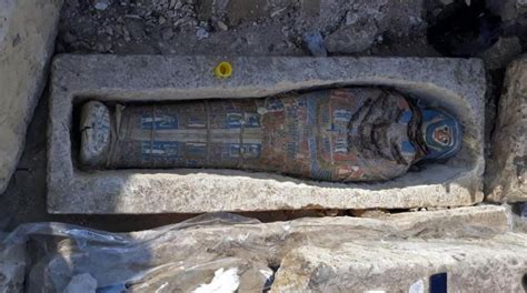 Egypt Unearths Eight Ancient Mummies Asharq Al Awsat