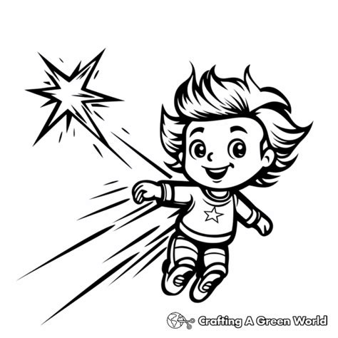 Shooting Star Coloring Pages - Free & Printable!