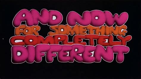 Monty Python S And Now For Something Completely Different 1971