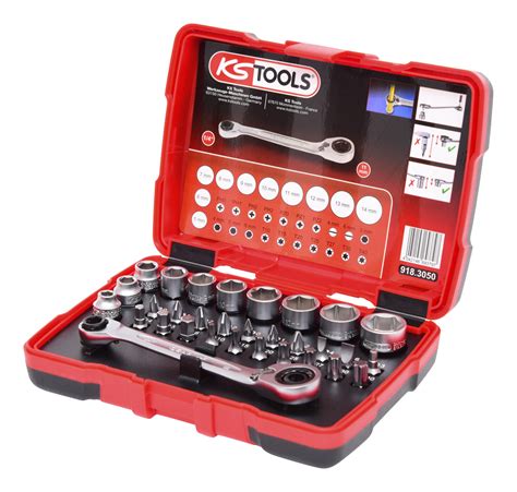 Ks Tools Mm Durchgangs Steckschl Ssel Und Bit Satz Teilig