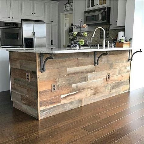 Amazing 41 Best Diy Reclaimed Wood For Upgrade Kitchen Decorhead
