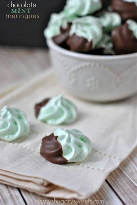 Crispy on the outside and chewy on the inside, they're utterly irresistible. Chocolate Mint Meringues: a no fail recipe for making beautiful, delicious meringue cookies ...