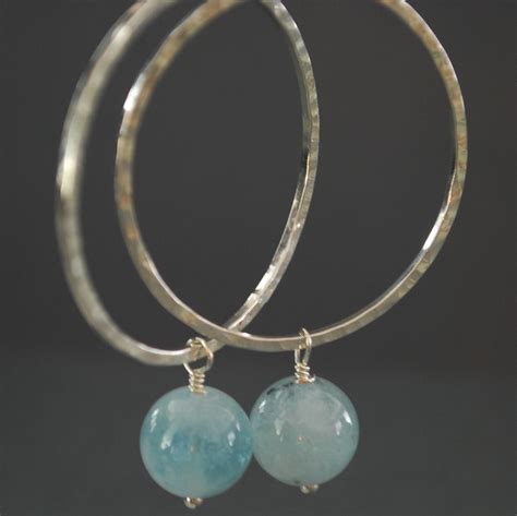 Hoops With Aquamarine Kathryn Cole Flickr
