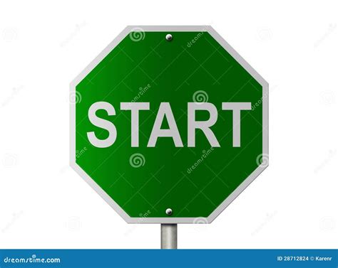 Start Now Sign Shows Begin Or Do Immediately Royalty Free Stock