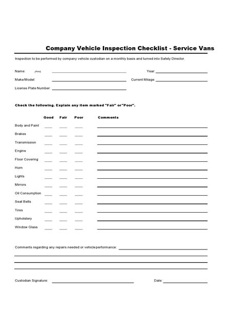 Safety lights another important item in a vehicle inspection checklist the safety lights which include headlights, hazard lights, turn lights, and brake lights. Mto Vehicle Safety Inspection Checklist - Truck And ...