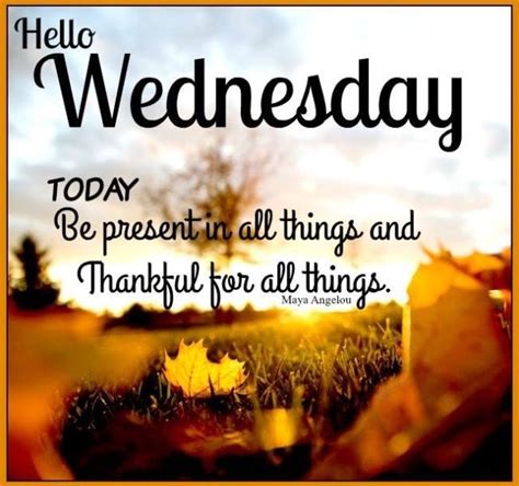 Hello Wednesday Daily Encouragement And Love Msgquotes Wednesday