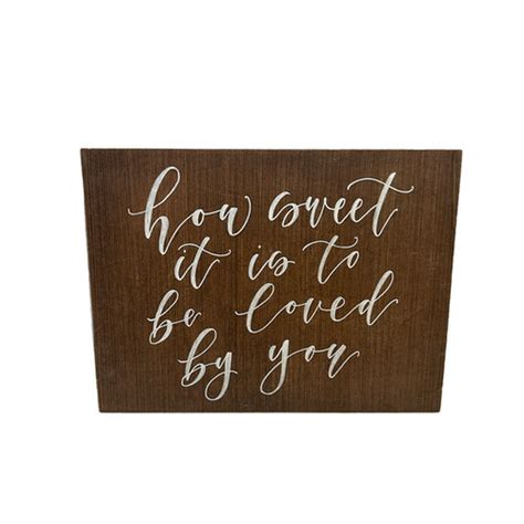 How Sweet Wood Sign Material Girls