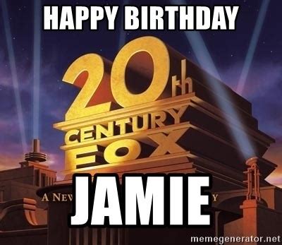 Happy Birthday Jamie Meme