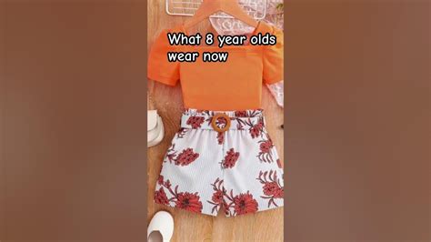 What 8 Year Olds Wear Now Vs What I Wore Trending Viral