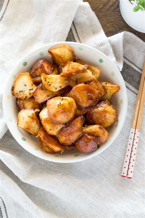 Korean Candied Sweet Potatoes Goguma Mattang Food 24h