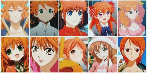 Orange Hair Female Anime Characters 2021