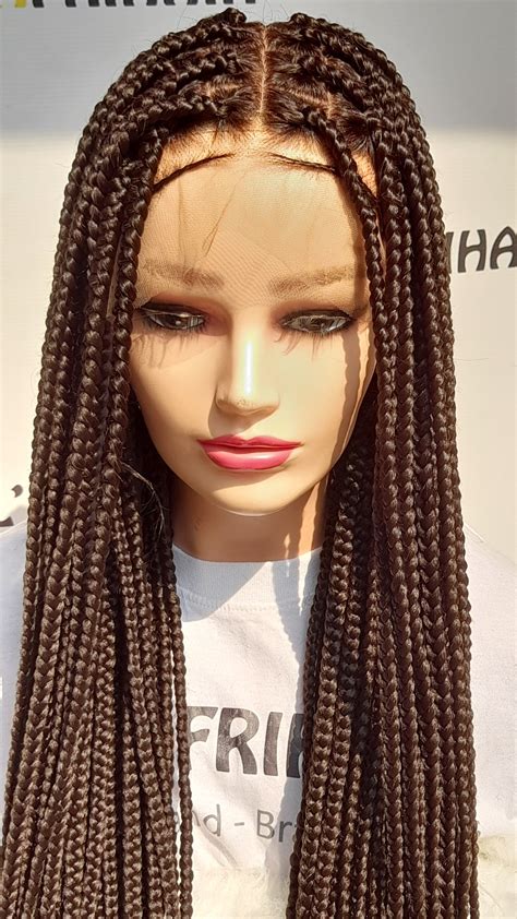 Full Lace Knotless Braids In 2022 Human Hair Lace Wigs Braids