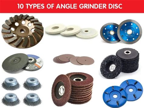 Different Types Of Angle Grinder Discs With Pictures Uses Angle Grinder