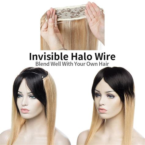 Best Body Wave Light Auburn Full Volume Halo Hair Extensions E Litchi