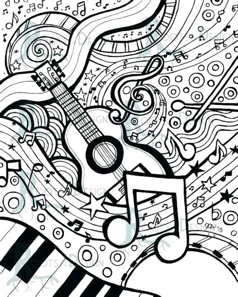 Coloring Pages Musical At Getdrawings Free Download