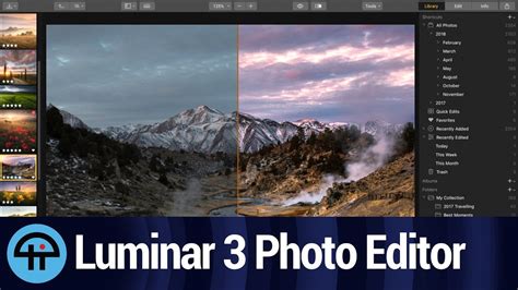 New New Luminar 3 Photo Editor With Libraries Youtube