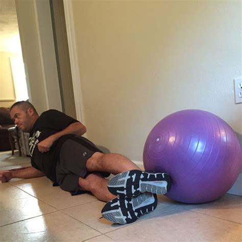 Swiss Ball Lying Leg Raise Exercise How To Workout