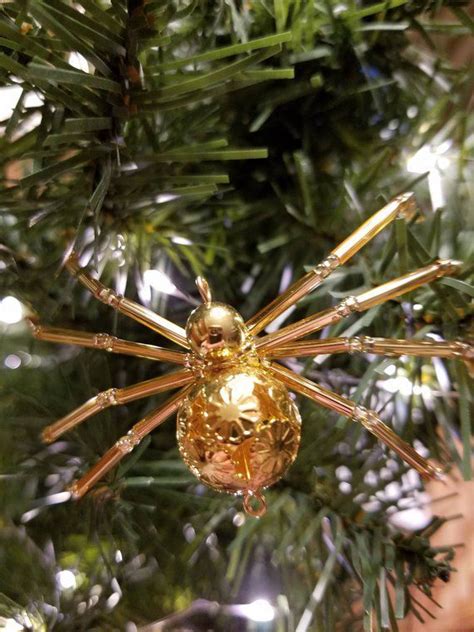 People Are Putting Spider Ornaments On Their Christmas Trees