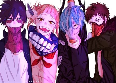 Dabi Himiko Toga Shigaraki Tomura And Overhaul Boku No Hero