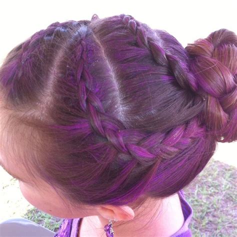 How to get hair colour out of your scalp? Purple splat washables hair dye! Washes out with shampoo ...