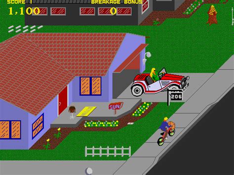 Paperboy Arcade Video Game By Atari Games 1984