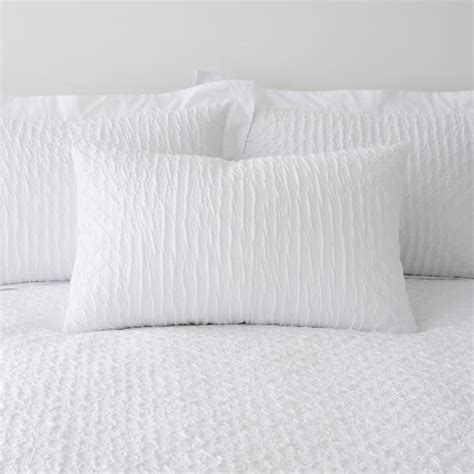 Edison Textured White Duvet Cover And Pillowcase Set Dunelm