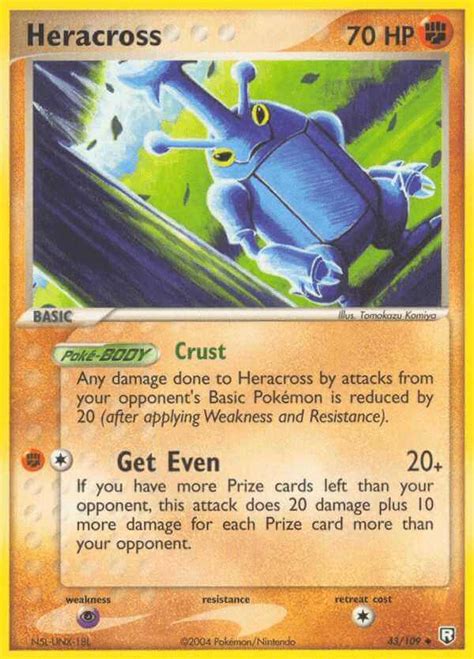 Heracross Ex7 43 Pokémon Card Database Pokemoncard