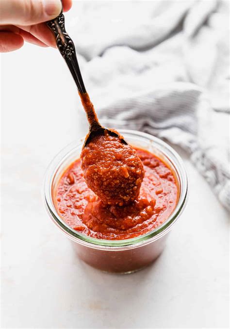 Pizza Sauce With Tomato Paste Salt And Baker