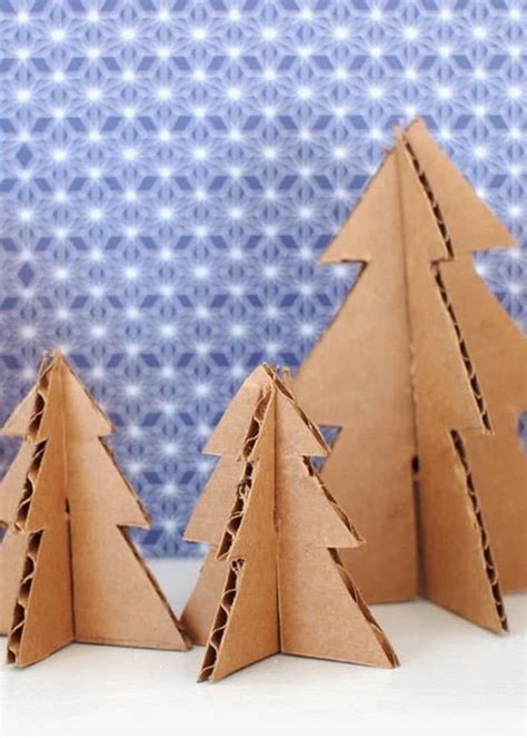 5 Diy Holiday Decor Ideas With Used Cardboard The Gourmet Box
