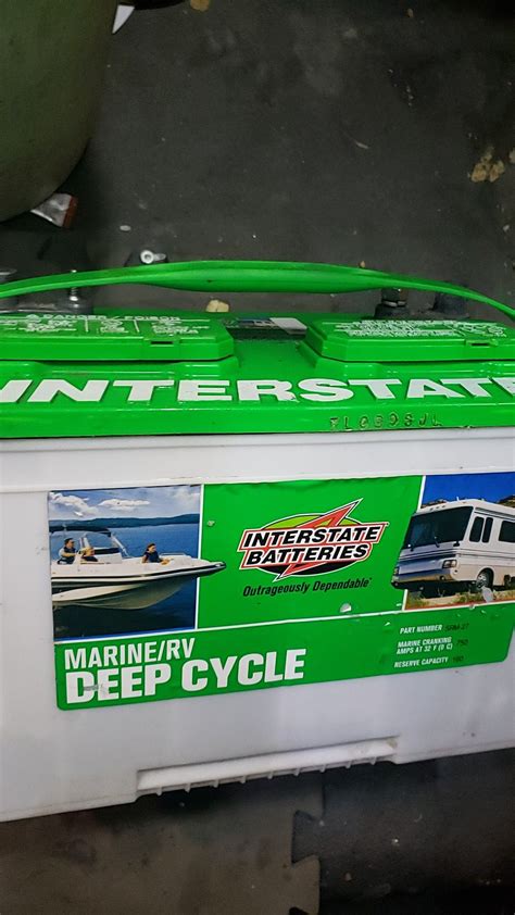 New Interstate 12v Deep Cycle Marinerv Battery For Sale In Sacramento