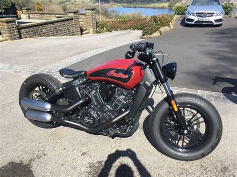 Indian Scout Sixty Custom Bobber Only 1600 Miles Stunning Ebay