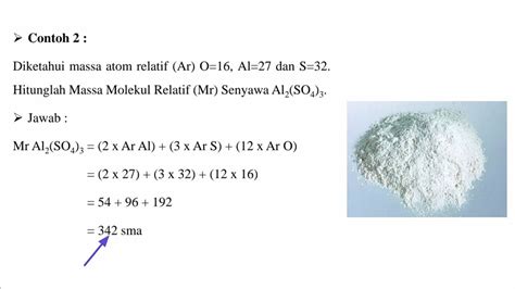 Cara Menghitung Massa Molekul Relatif Mr Alumunium Sulfat Al2 SO4 3