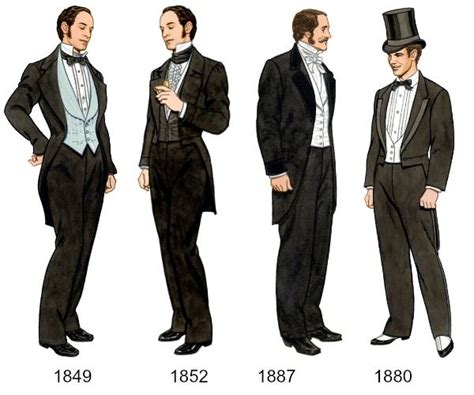Victorian Mens Fashion History Victorian Mens Fashion Victorian Era