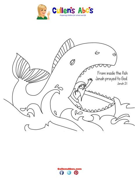Bible Key Point Coloring Page Jonah Free Childrens Videos And Activities