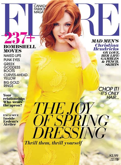 Christina Hendricks Stars In Flares May 2013 Cover Story By Max