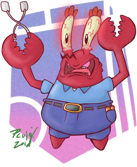 Download Angry Mr Krabs Illustration