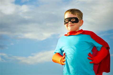 Child Playing At Being A Hero Depth Insights Seeing The World With Soul