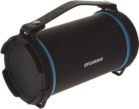 Sylvania Sp807 Blue Hi Fi Bluetooth Rugged Tube Speaker Blue Walmart