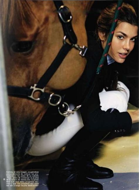 Charlotte Charlotte Casiraghi Equestrian Style Equestrian Chic