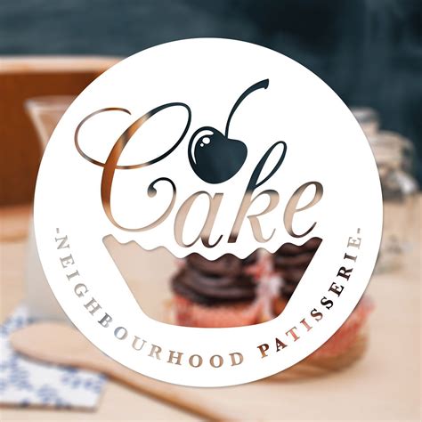 Cake Logo On Behance Cake Branding Cake Logo Design Pastry Logo