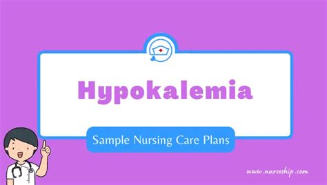 Sample Hypokalemia Nursing Care Plans Nanda Nursing Diagnosis