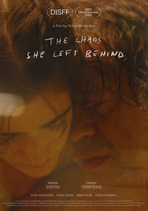 the chaos she left behind 2023 the poster database tpdb