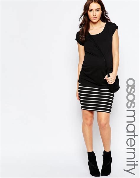 Asos Maternity Mini Skirt In Stripe At Asos Com Mini Skirts Asos