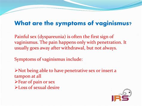 PPT How To Deal With Vaginismus Symptoms And Treatment PowerPoint Presentation ID