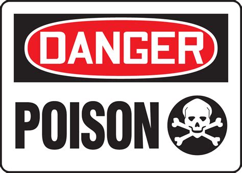 Hazardous Substance Signs Poison Warning Signs Safety Signs My XXX