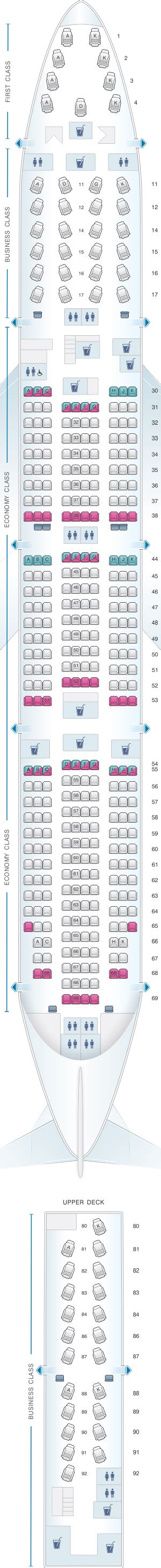 Seat Map Cathay Pacific Airways Boeing B A Airplane Seats Best Airplane Cathay