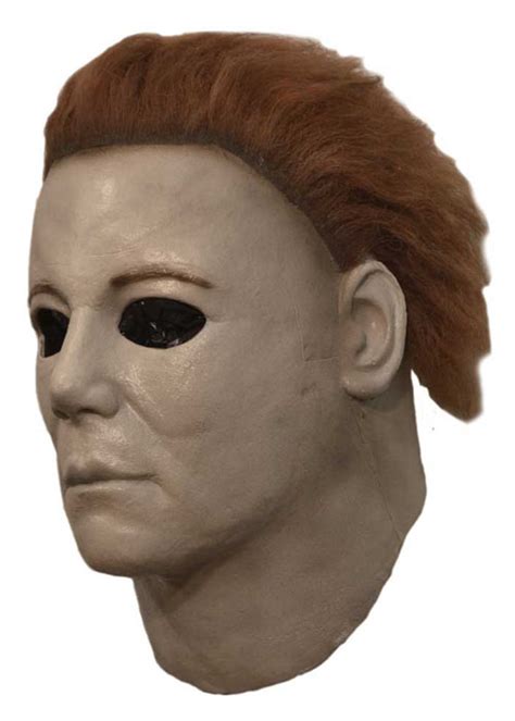 Like yeah he's a serial killer but hes also 6ft 7 and hiding behind that mask. Deluxe Halloween 7 Michael Myers Mask With Hair