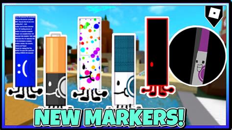 How To Find All New Marker In Find The Markers Roblox Youtube