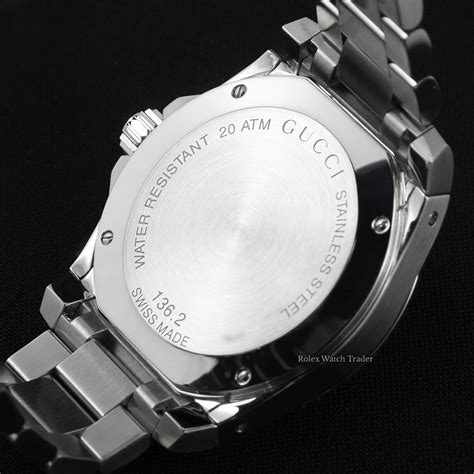 Buy Gucci Dive Xl Ya136208 Rolex Watch Trader
