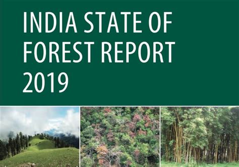 India State Of Forest Report 2019 Released Prakati India